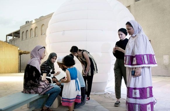 Eva Frapiccini al Maraya Art Center di Sharjah